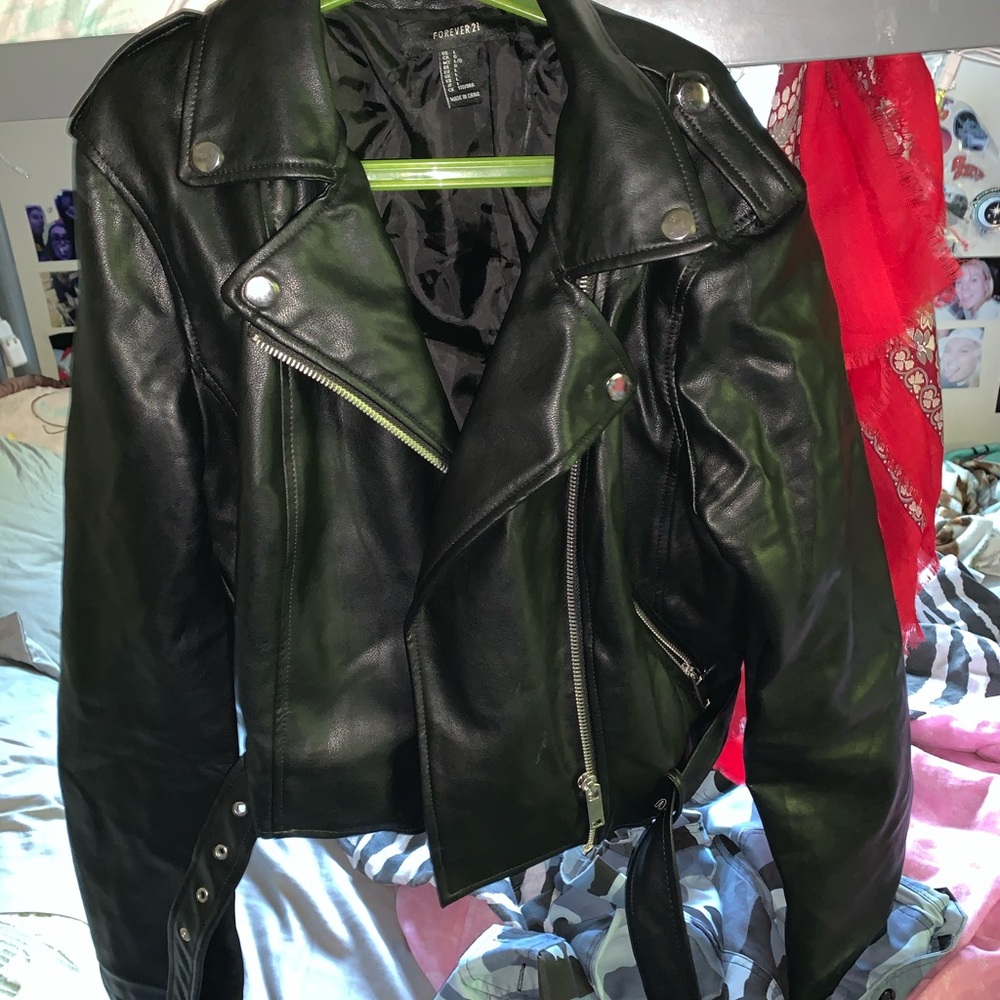 F21 Leather Jacket - image 1
